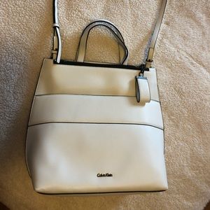 Pebble north/south tote Calvin Klein